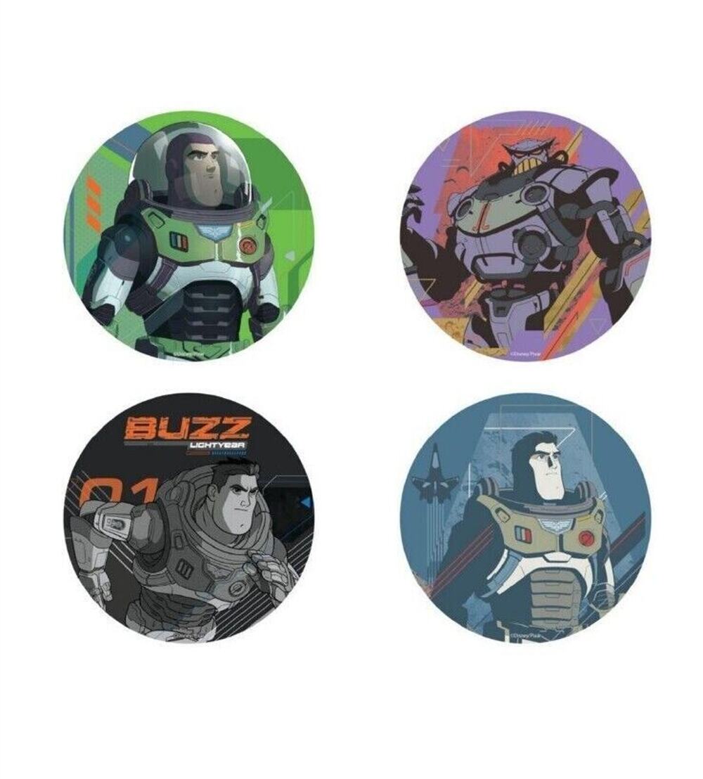 Buzz Lightyear Coasters Disney/Pixar ~ 4pk Coaster Set
